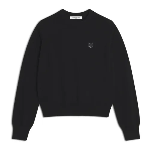 Fox Head Patch Merino Wool Sweater - Maison Kitsuné - Modalova