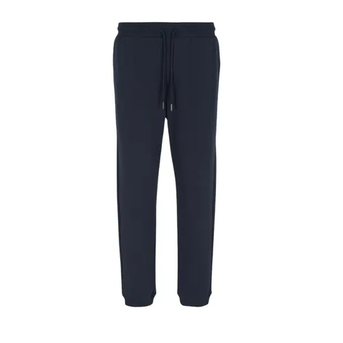 Blue Sweatpants with Drawstring Waist - Armani Exchange - Modalova