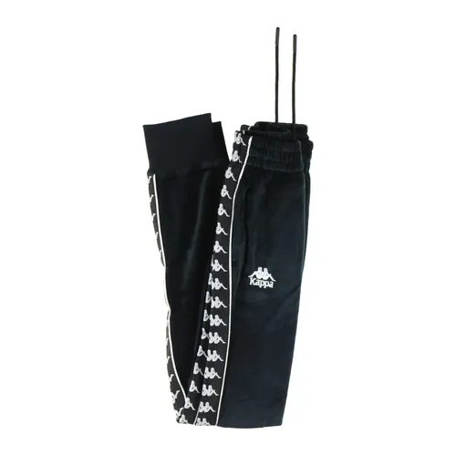 Black/White Men's Tracksuit Sweatpants - Kappa - Modalova