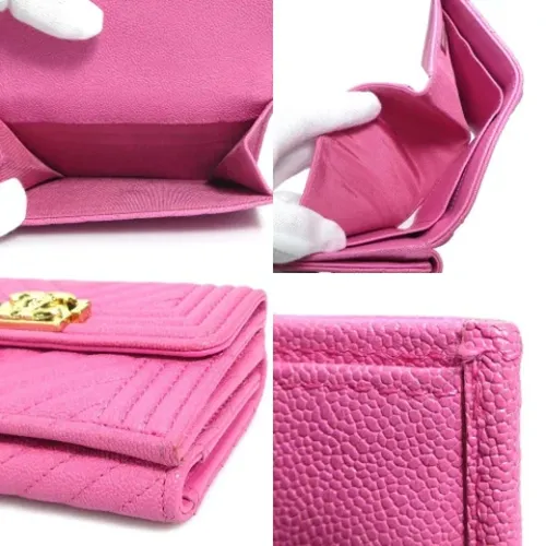 Pre-owned Leather Wallet - Chanel Vintage - Modalova