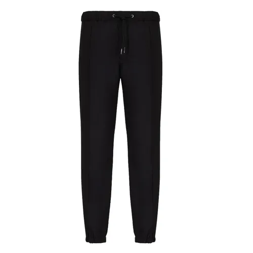 Viscose Blend Trousers - Armani Exchange - Modalova