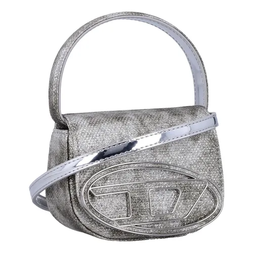 Beige Glitter Handbag with Detachable Strap - Diesel - Modalova