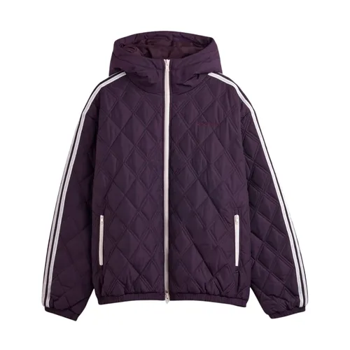 Quilted Three Stripes Jacket - Adidas - Modalova