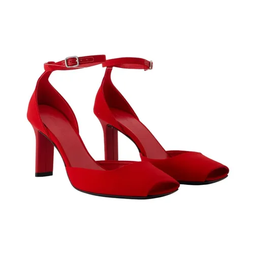 Peep Toe Jersey Pumps - Courrèges - Modalova