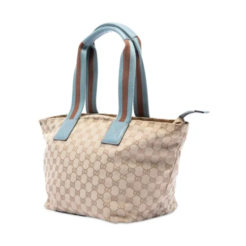 Pre-owned Canvas Tote Bag - Gucci Vintage - Modalova