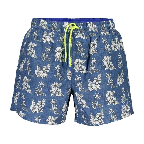Blue Men's Swim Trunks with Drawstring - North Sails - Modalova