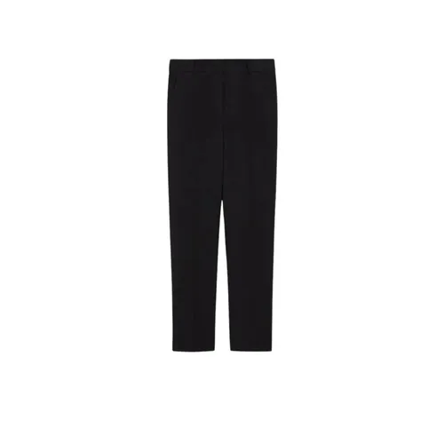Slim Black Cotton Pants - Pennyblack - Modalova