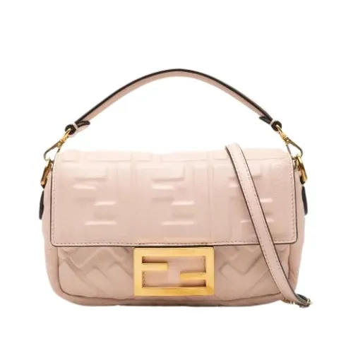 Pre-owned Leather Shoulder Bag - Fendi Vintage - Modalova