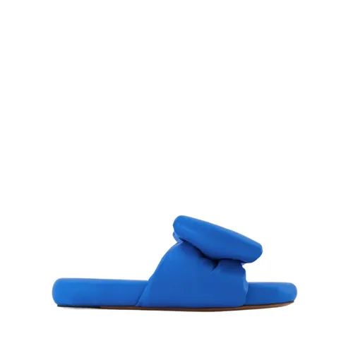 Sandalias Acolchadas con Lazo - Off White - Modalova