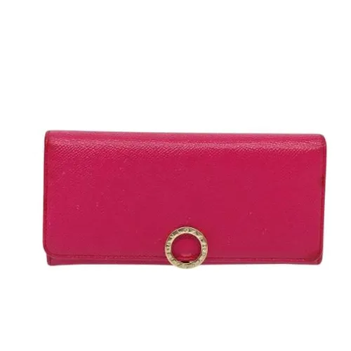 Pre-owned Leather wallets - Bvlgari Vintage - Modalova
