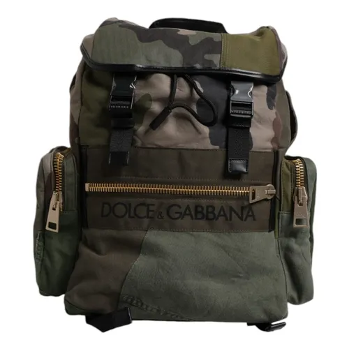 Patchwork Travel Backpack Bag - Dolce & Gabbana - Modalova