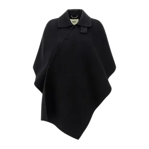Wool Cape - Fendi - Modalova