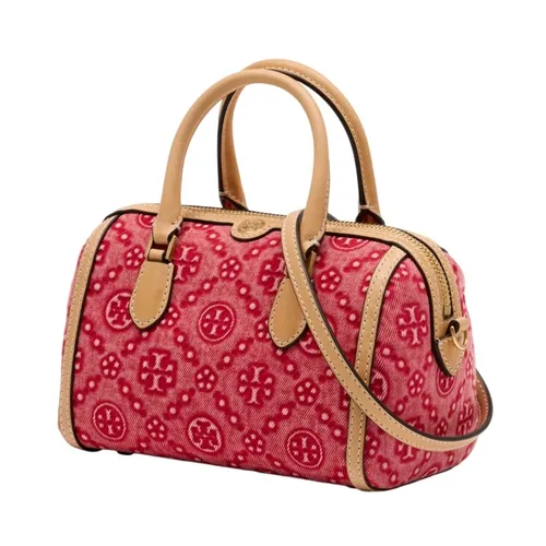 T Monogram Petite Barrel Bag - Tory Burch - Modalova