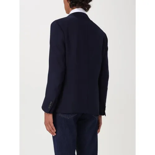 Blue Classic Blazer for Men - Fay - Modalova