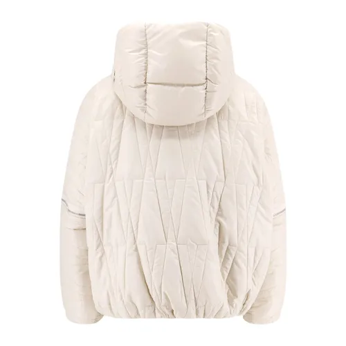 Padded Quilted Jacket with Zip Closure - Moncler - Modalova