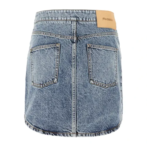 Denim Mini Skirt - JW Anderson - Modalova