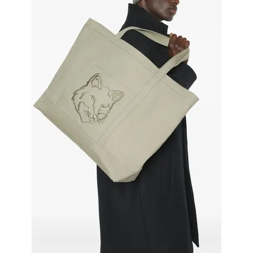 Fox Head XL Tote - Maison Kitsuné - Modalova
