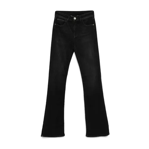 Black Flared Denim Jeans - Emporio Armani - Modalova