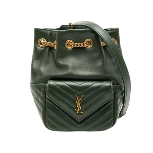 Pre-owned Leather Bucket Bag - Yves Saint Laurent Vintage - Modalova
