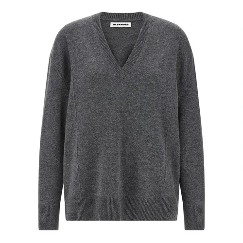 V-neck Sweater - Jil Sander - Modalova