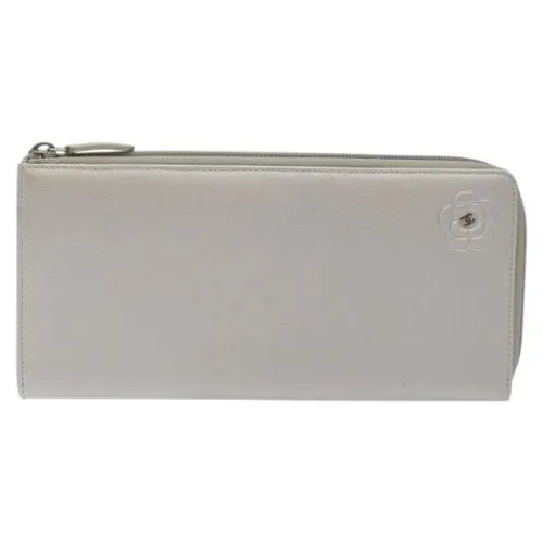 Pre-owned Long Wallet Camellia - Chanel Vintage - Modalova