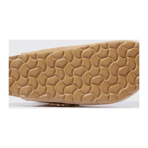 Beige Suede Mule with Apron Toe - Scarosso - Modalova