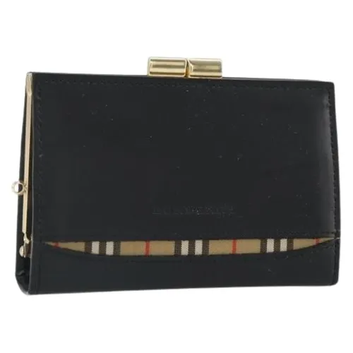 Pre-owned Leather Wallet - Burberry Vintage - Modalova