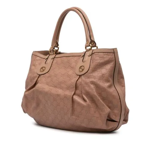 Pre-owned Vintage Leather Tote - Gucci Vintage - Modalova