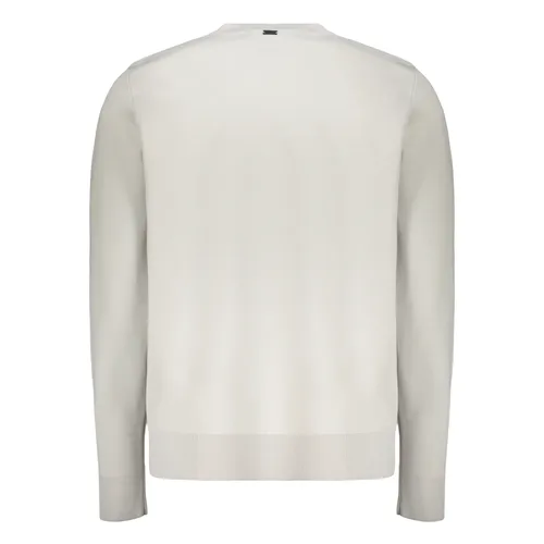 Minimalist Sweater with Pocket and Round Neck - Herno - Modalova
