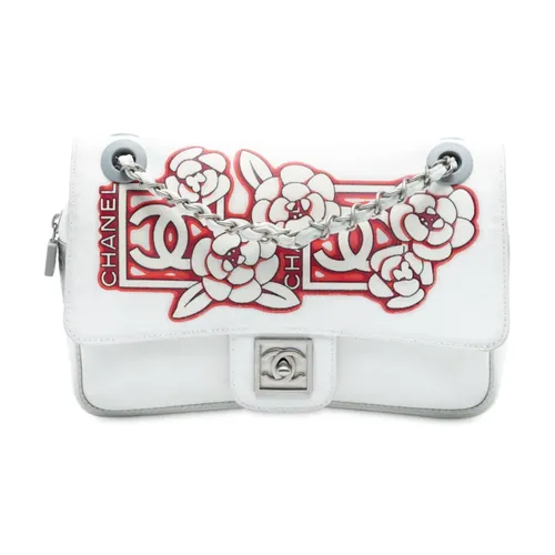 Pre-owned Floral Pattern Flap Bag - Chanel Vintage - Modalova