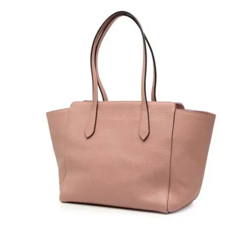 Pre-owned Leather Tote - Gucci Vintage - Modalova