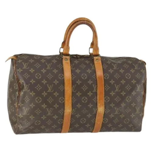 Pre-owned Canvas Weekend Bag - Louis Vuitton Vintage - Modalova