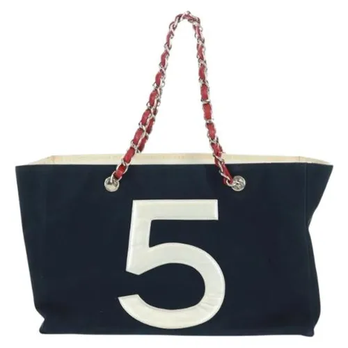Pre-owned Vintage Canvas Tote Bag - Chanel Vintage - Modalova