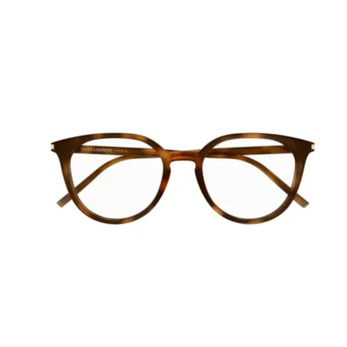 F Round Eyeglasses - Saint Laurent - Modalova