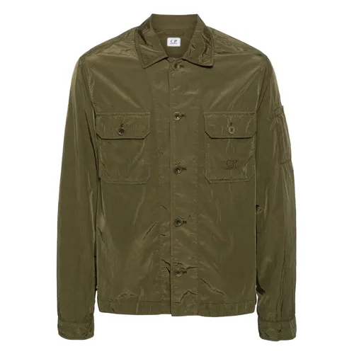 Sobrecamisa de Manga Larga de Nylon Gris - C.p. Company - Modalova