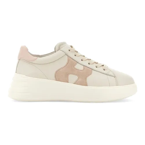 Iconic Rebel Sneakers in Ivory - Hogan - Modalova