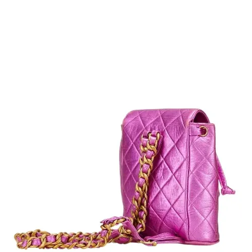 Pre-owned Leather backpacks - Chanel Vintage - Modalova