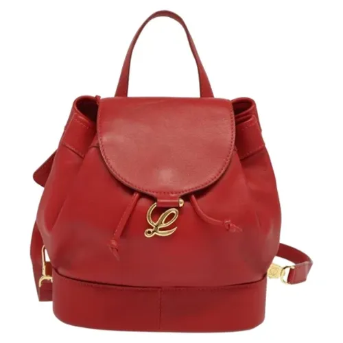Pre-owned Leather Backpack - Loewe Pre-owned - Modalova