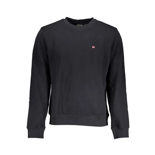 Elegante sudadera negra de manga larga - Napapijri - Modalova