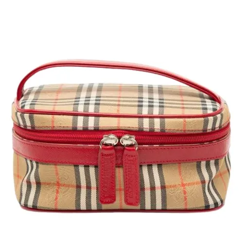 Pre-owned Canvas Mini Bag - Burberry Vintage - Modalova