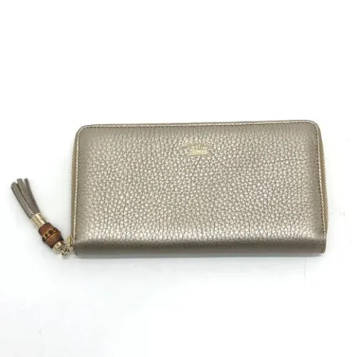 Pre-owned Leather wallets - Gucci Vintage - Modalova