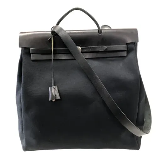 Pre-owned Canvas handbags - Hermès Vintage - Modalova