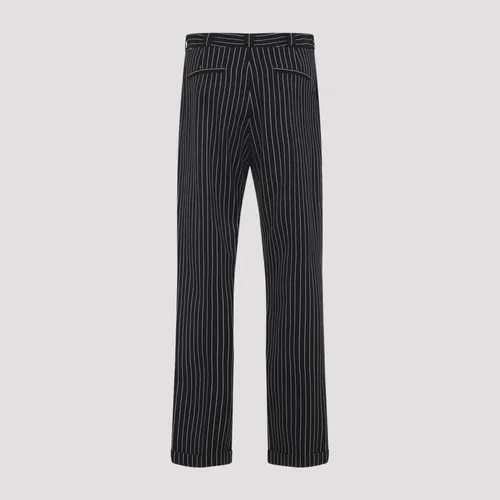Striped Wool Cotton Trousers - Tom Ford - Modalova