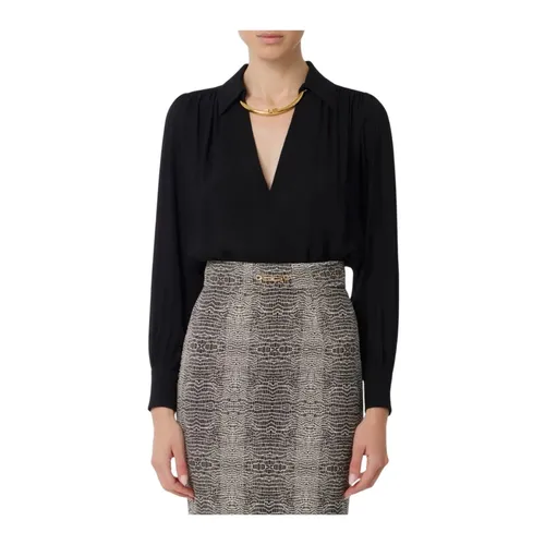 Georgette Blouse - Elisabetta Franchi - Modalova