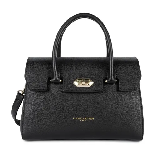 Flap Handbag with Metal Clasp - Lancaster - Modalova