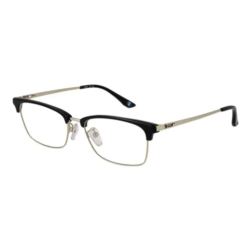 Black Titanium Optical Frames Browline Style - BMW - Modalova