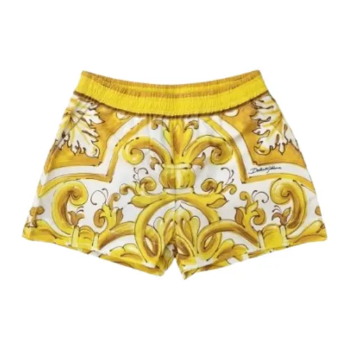 Majolica-patterned Shorts - Dolce & Gabbana - Modalova