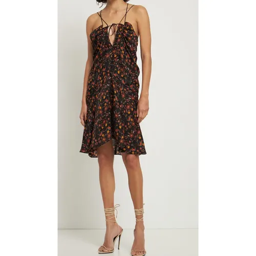 Floral Dress with V-neck - Isabel Marant - Modalova