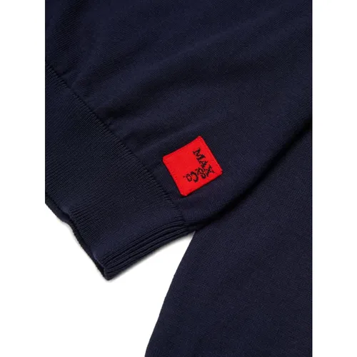 Maglia girocollo in tessuto e logo - Max & Co - Modalova
