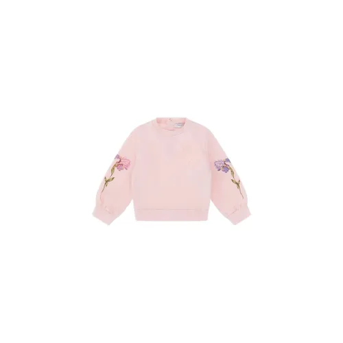 Floral Print Sweatshirt with RC Monogram - Roberto Cavalli - Modalova